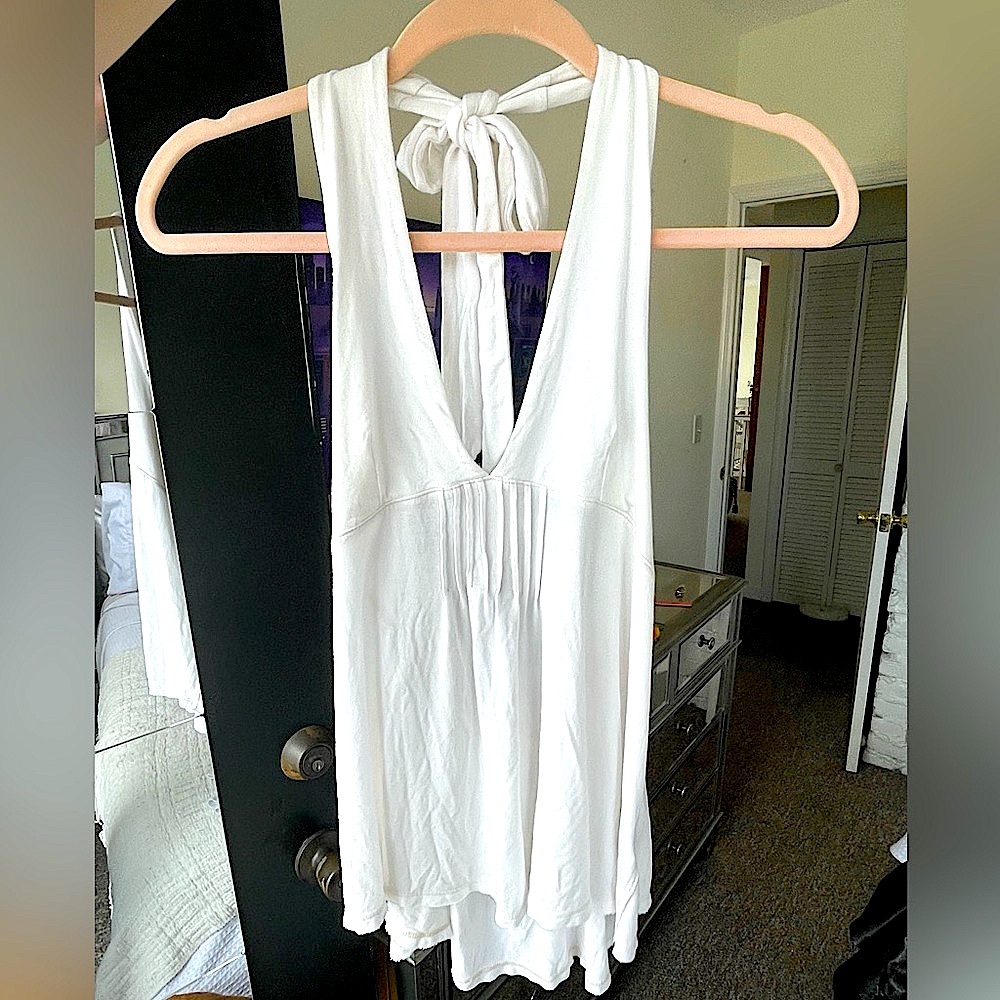 Free people beach bound tank white S